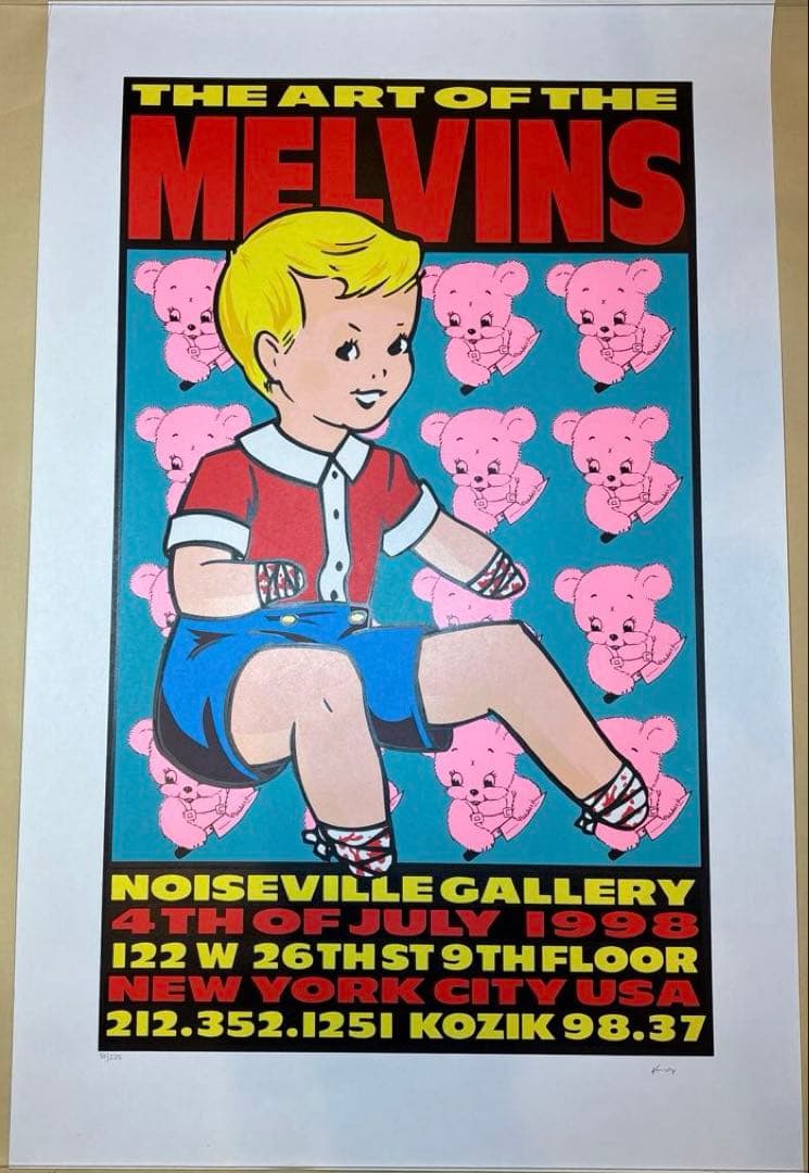 KOZIK MELVINS シルクスクリーンポスター