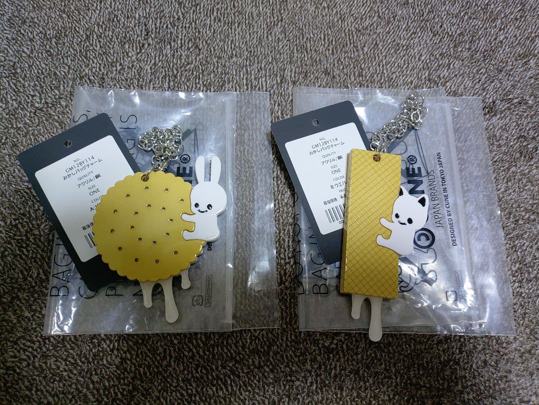 CUNE おかしバッグチャーム 2種セット