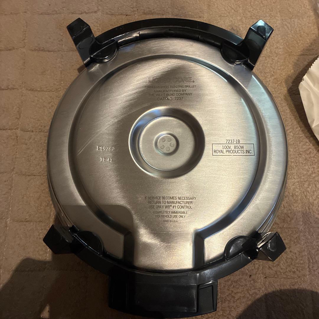 ロイヤルクイーン　電気フライパン　未使用保管品