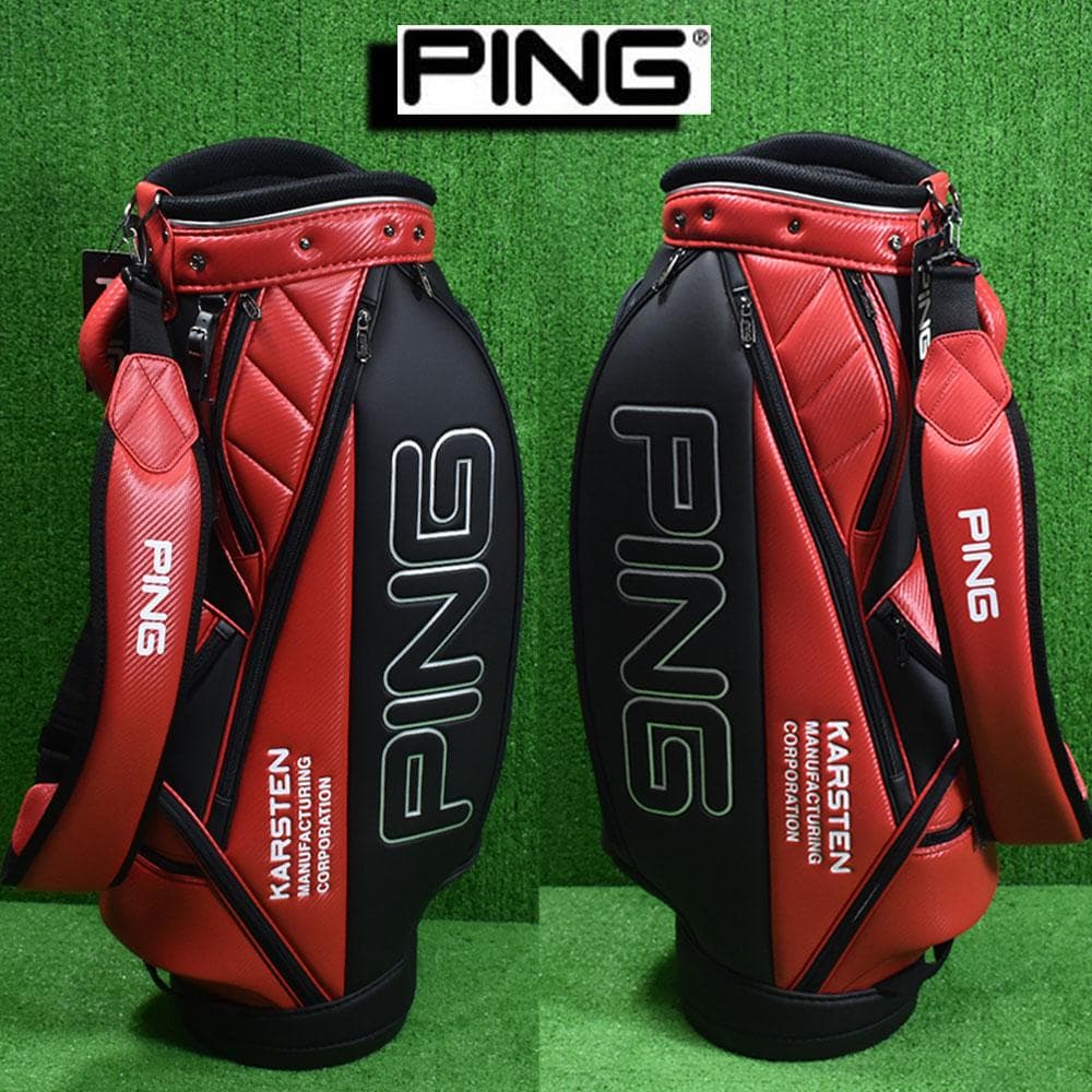 PING GOLF/ピン ゴルフ キャディバッグ９型【赤/黒】新品！