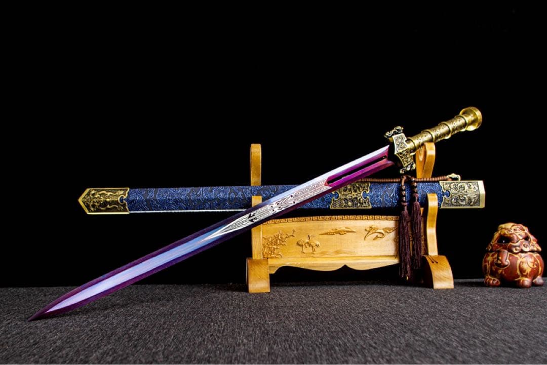 青虹漢剣 中華剣 刀装具 武具 鑑賞刀 居合刀 舞踊刀 古兵器
