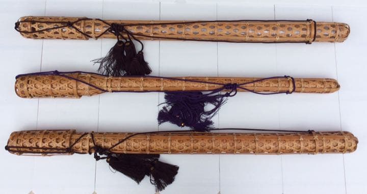 ハンドメイド竹製矢筒 矢の長さ(95〜)100cm  弓具