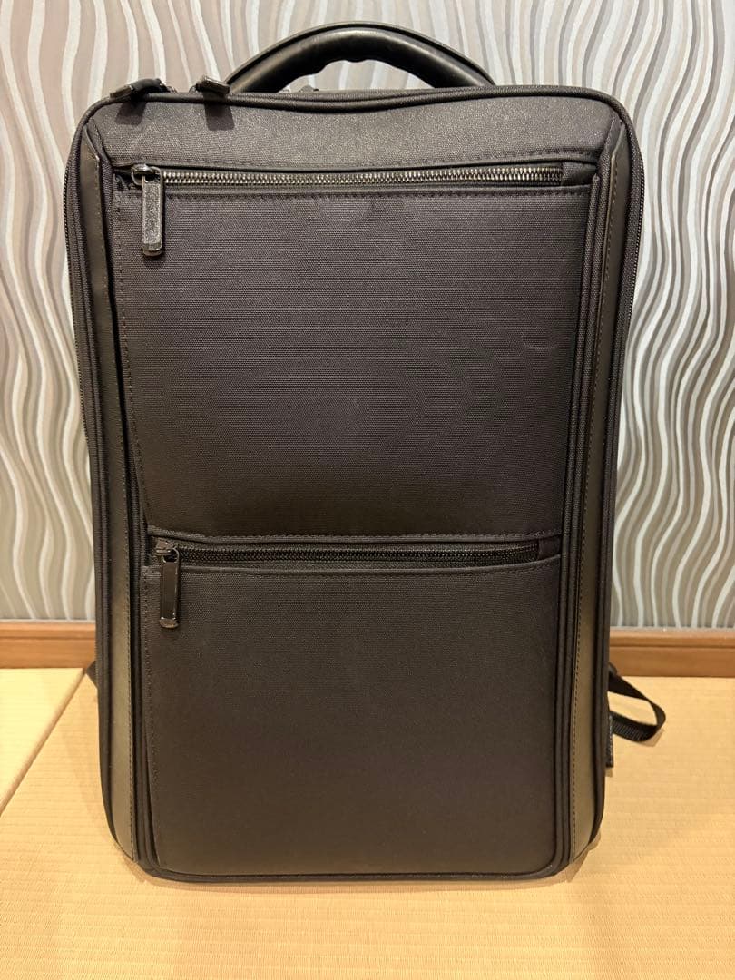 [エースジーン] ビジネスリュック コーデュラナイロン×本革 デュラテクト2