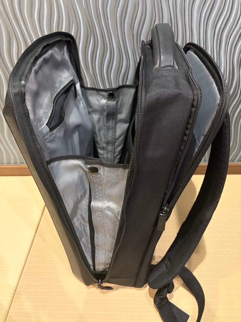 [エースジーン] ビジネスリュック コーデュラナイロン×本革 デュラテクト2