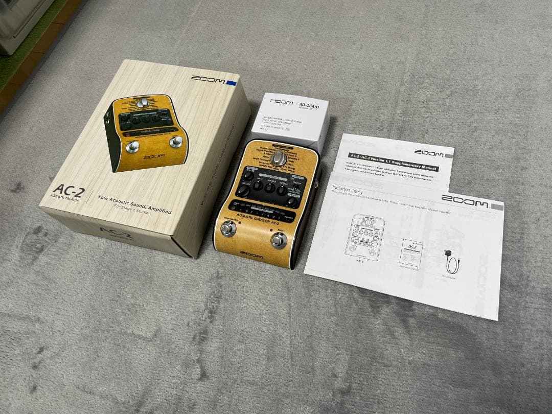 ZOOM ( ズーム ) / AC-2 アコースティックギター用プリアンプ