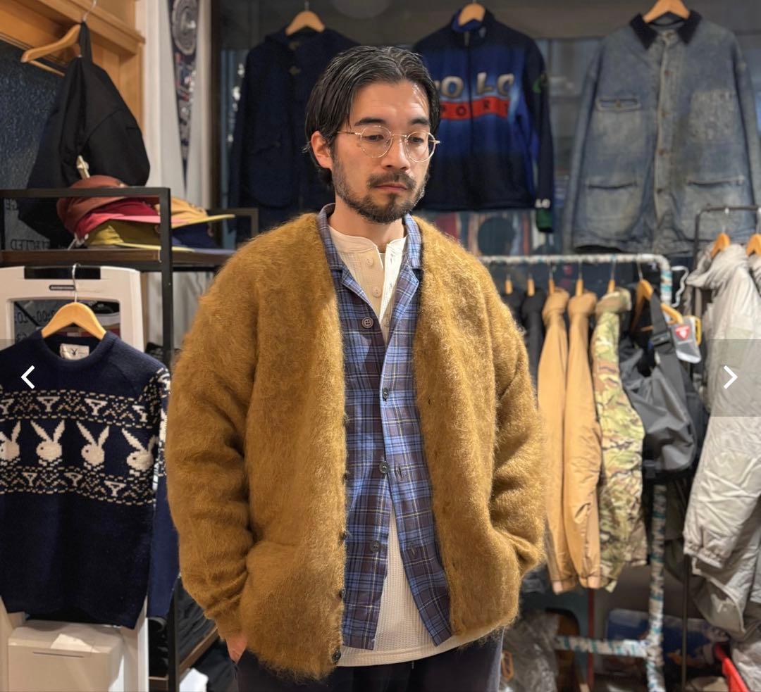 【新品同様】A.R.P別注モヘアカーディガンauthenticreproduc