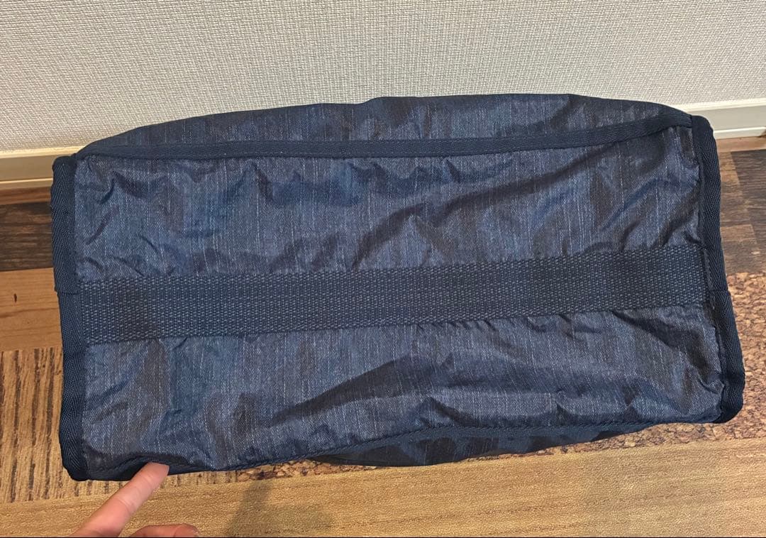 新品　レスポートサック ボストンバッグ　濃いデニムブルー×ネイビー