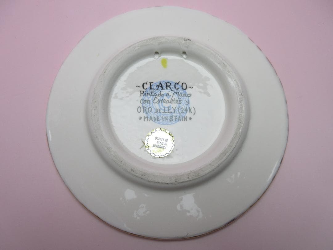 スペイン セビリア焼 飾り皿 CEARCO ORO DELEY 24K 他