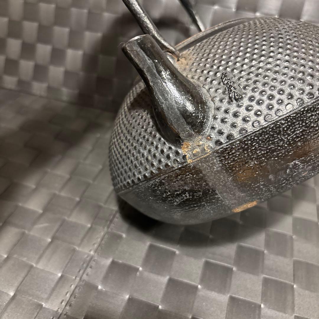 南部鉄器　鉄瓶　光雲作　約1.8L