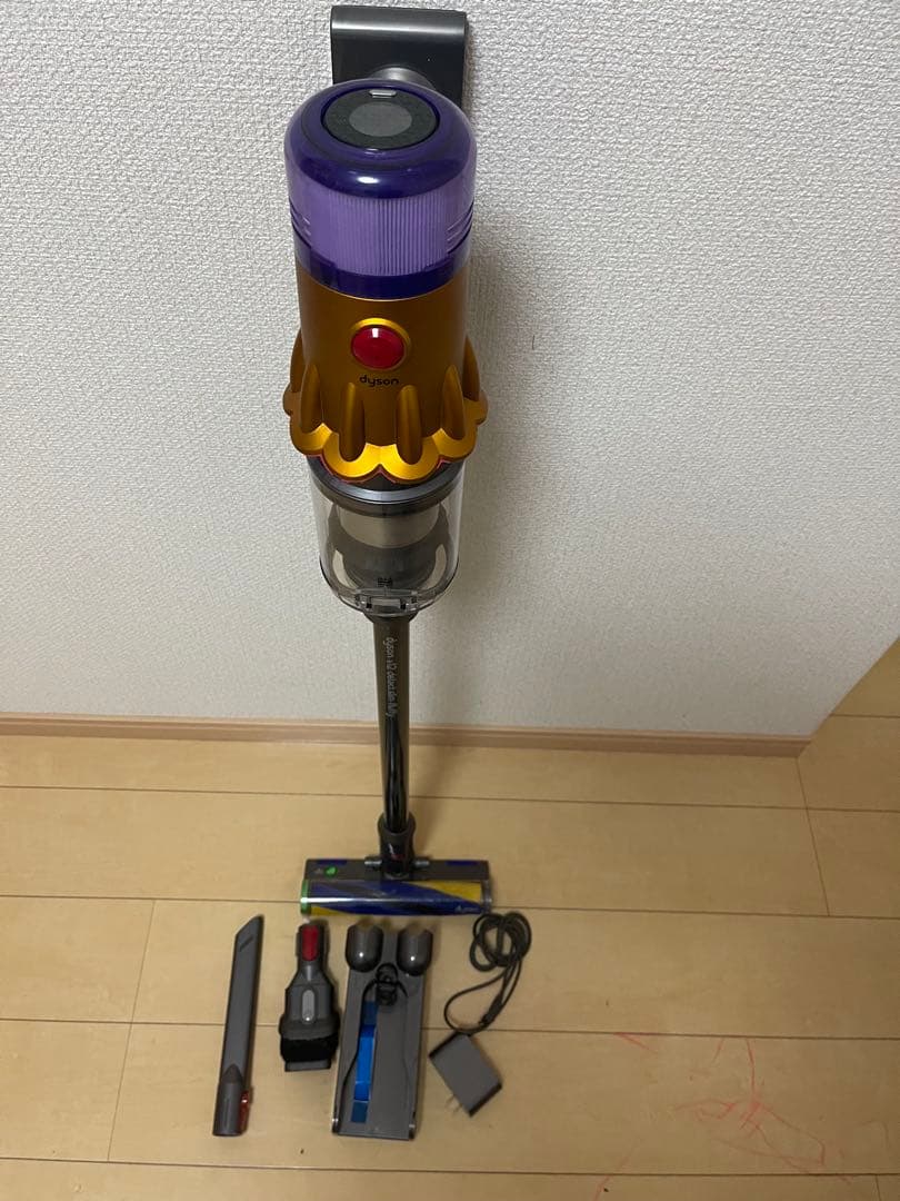 【美品】Dyson v12 sv３０detect slimエコーモード74分