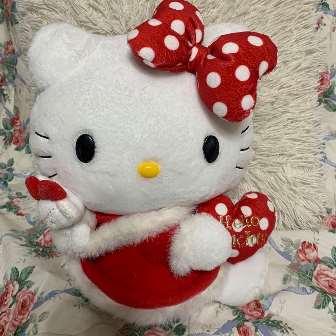 キティ　ぬいぐるみ　クリスマス　タイニーチャム サンリオ　レア