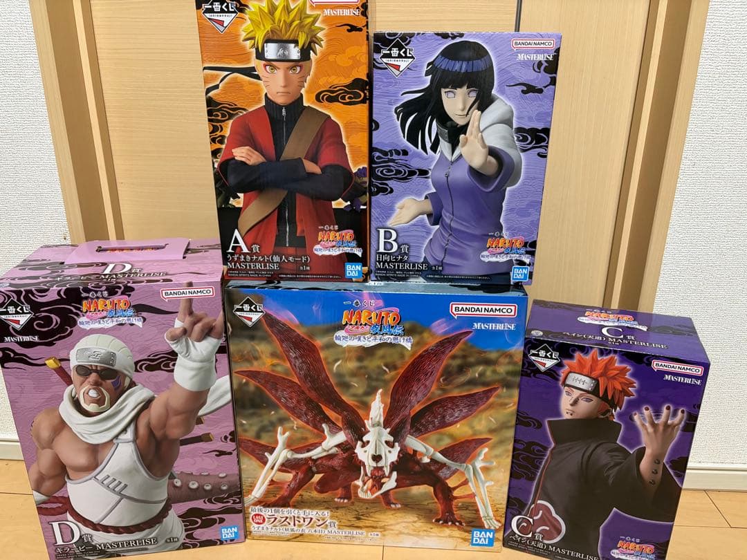 t*k様 NARUTO 一番くじ A賞〜D賞 ラストワン賞 フィギア おまけ付き