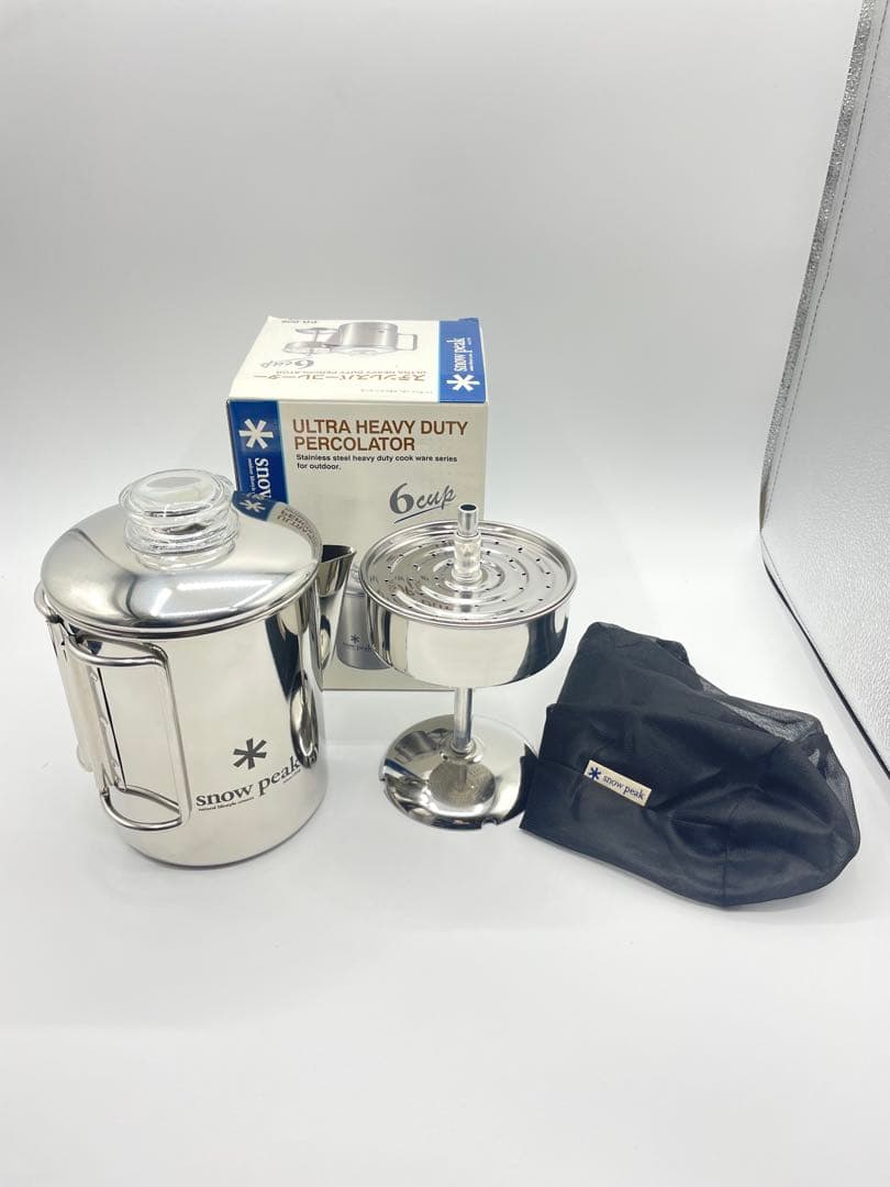 未使用  peak ステンレスパーコレーター 6カップ PR-006