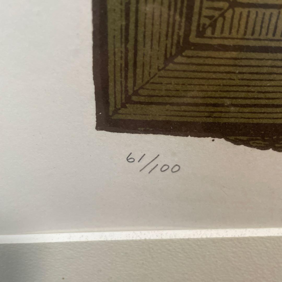 天野喜孝　直筆サイン版画　ファイナルファンタジー