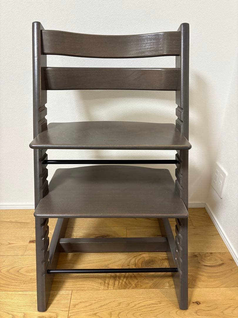 【ぜぶら】ストッケ　トリップトラップ　ヘイジーグレー