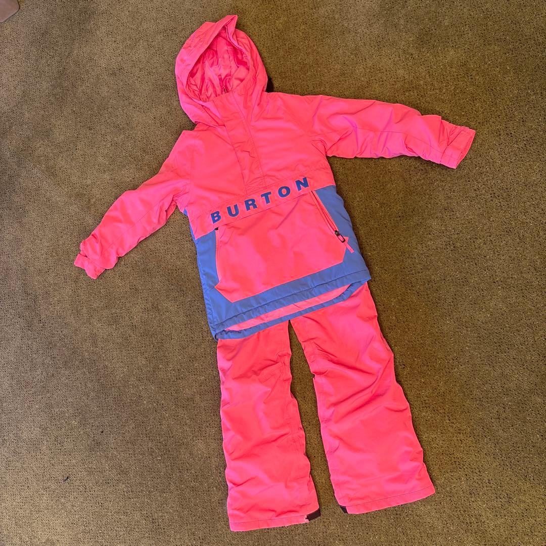 BURTON 子ども用スノーボードウェア ピンク/ブルー