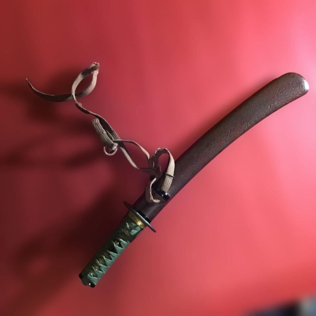 変わり鞘拵　繋ぎは木製　　　　　　　書4