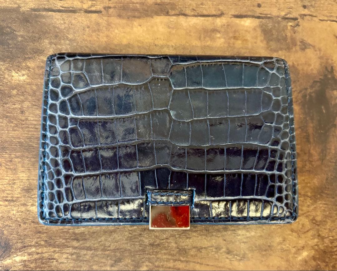 【最終価格】スマイソン　クロコダイル　名刺入れ　カードケース