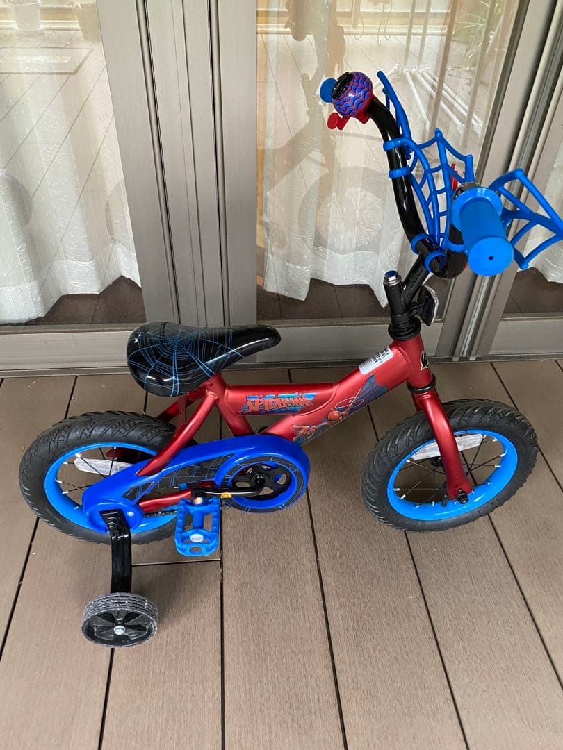 スパイダーマン 12インチ　子供自転車
