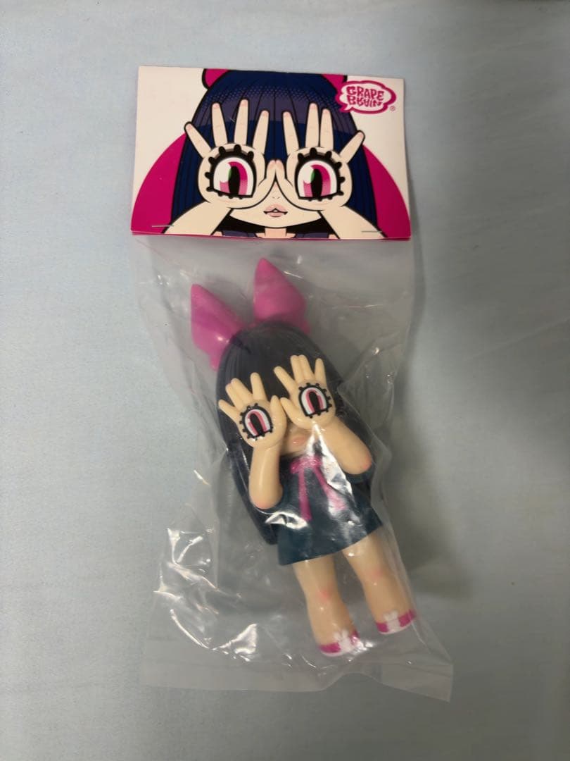 GRAPE BRAIN グレイプ ブレイン にぎるちゃん あいいろ 藍色 ソフビ