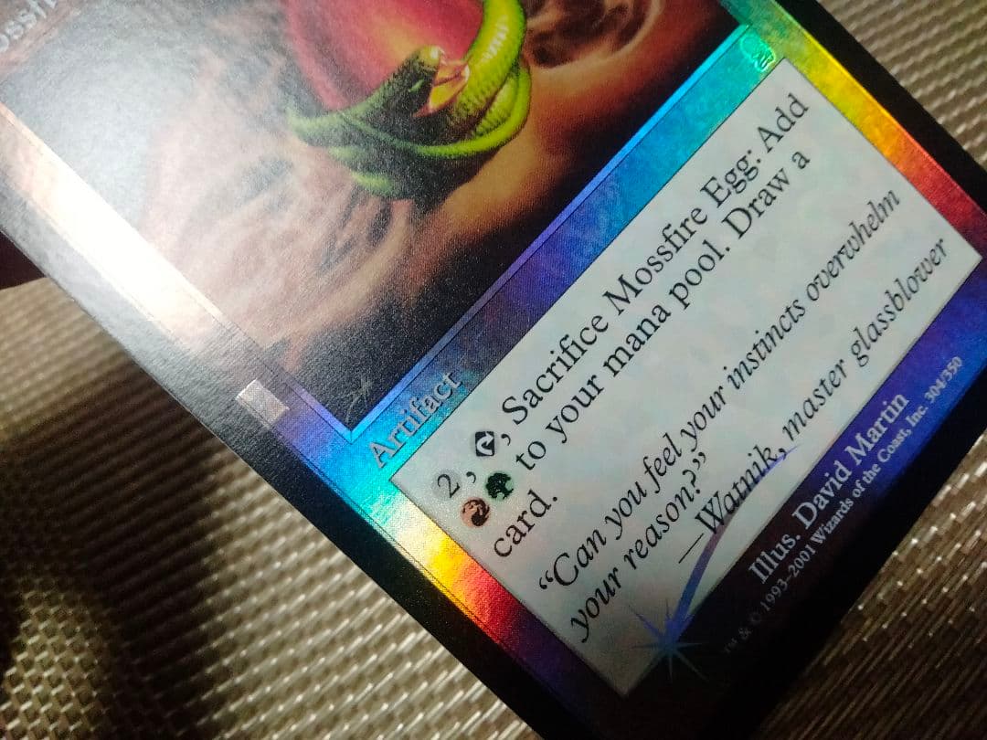 【ご確認用】オデッセイ foil モスファイアの卵 英語 1枚　MTG