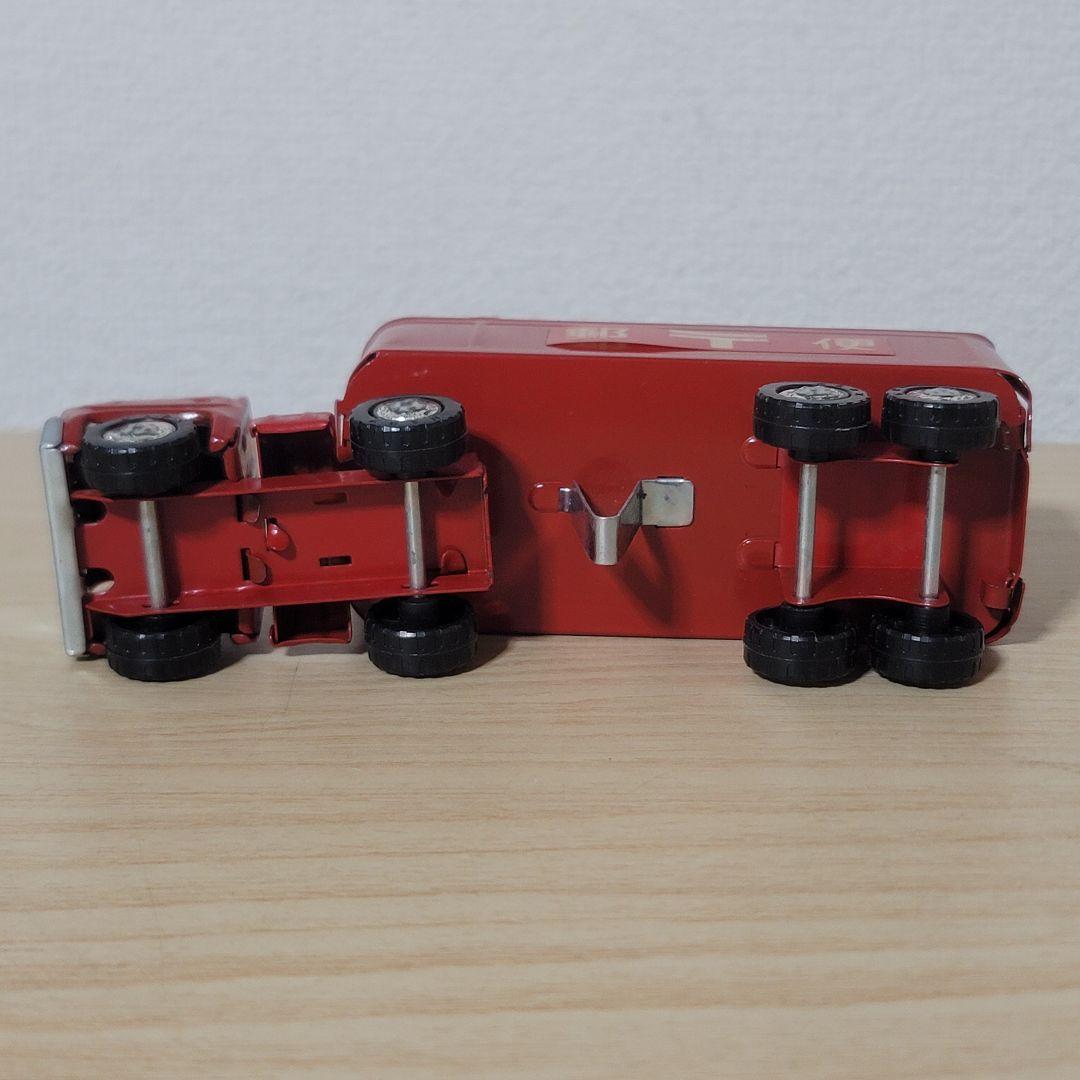 当時物 昭和レトロ ブリキ MARX 郵便トレーラートラック ヘビーゲージ箱付き