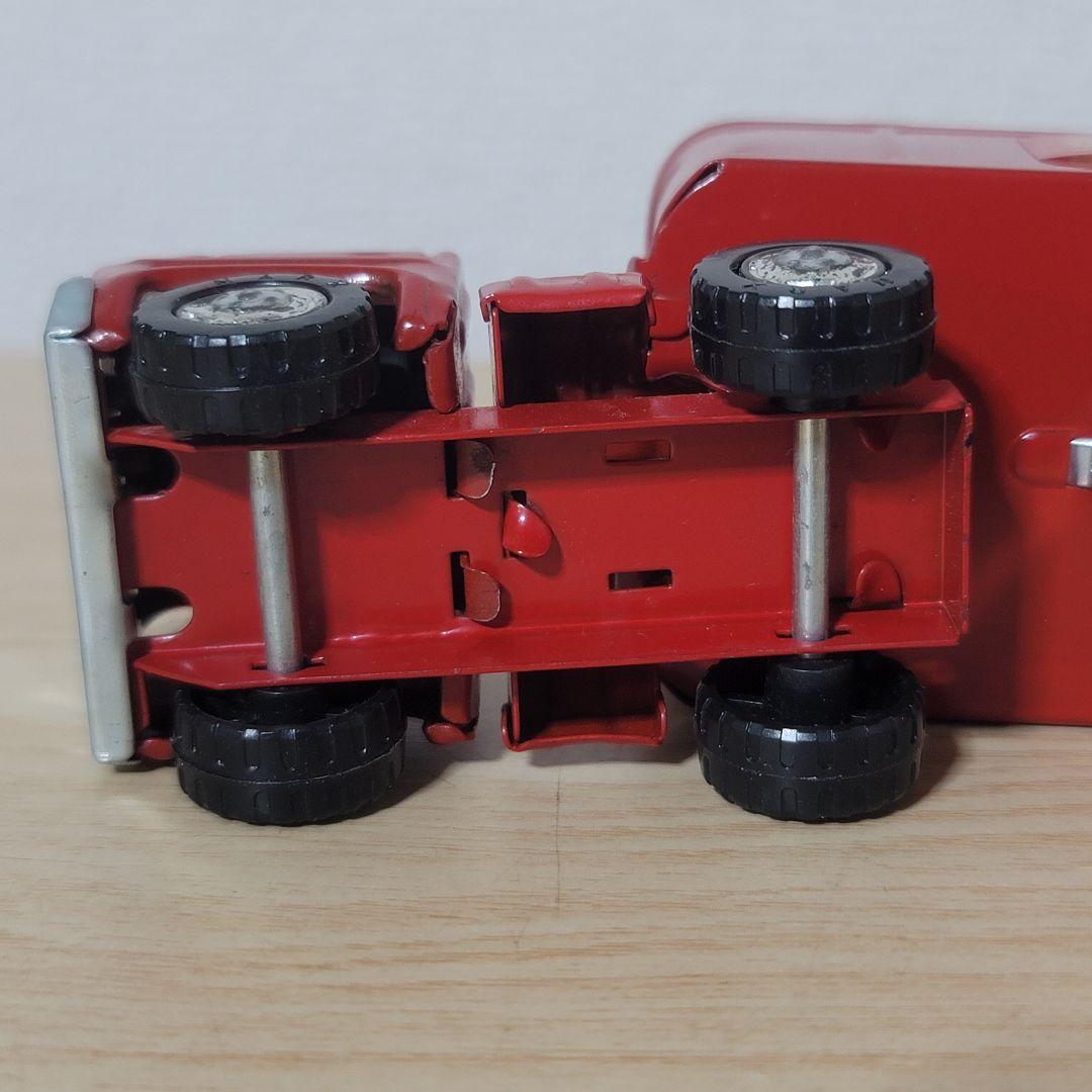 当時物 昭和レトロ ブリキ MARX 郵便トレーラートラック ヘビーゲージ箱付き