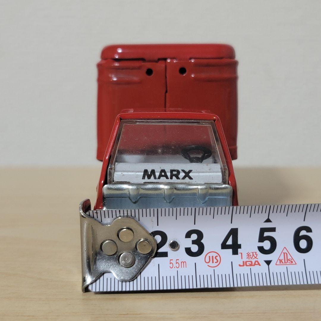 当時物 昭和レトロ ブリキ MARX 郵便トレーラートラック ヘビーゲージ箱付き