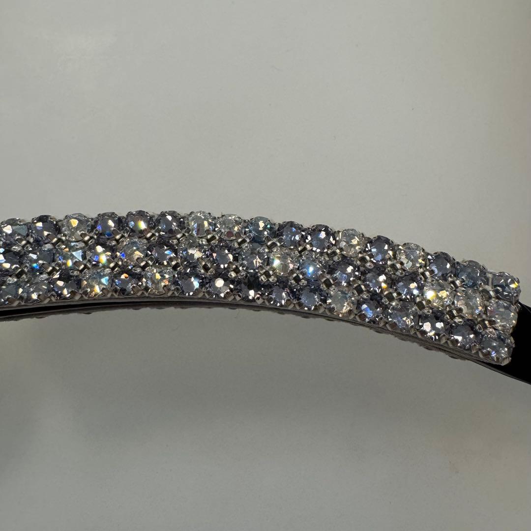 コンプレックスビズ　Swarovski クリスタル ヘアクリップ　バナナクリップ