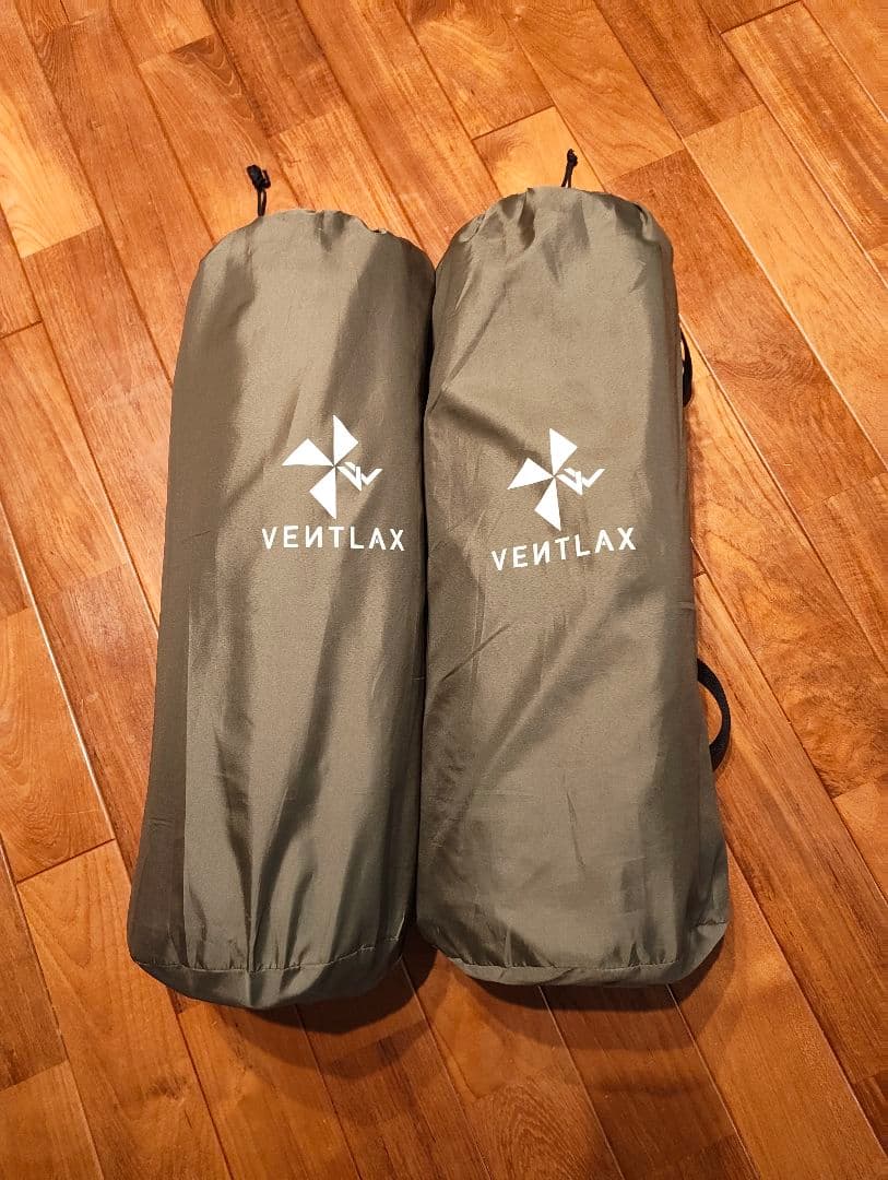 VENTLAX インフレーターマット 8cm オリーブ 2個セット