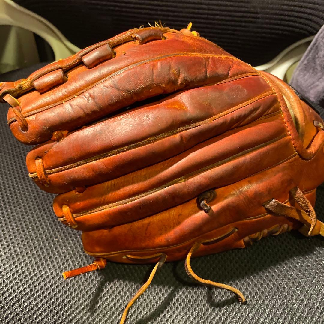 また会えたね。Dup とZETT硬式　野球グローブ　軟式　Ｋグラブ　ビックM