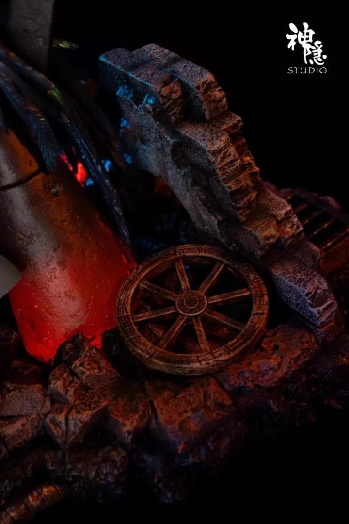 ハウルの動く城 戦火の中の抱擁 樹脂 彫刻 フィギュア