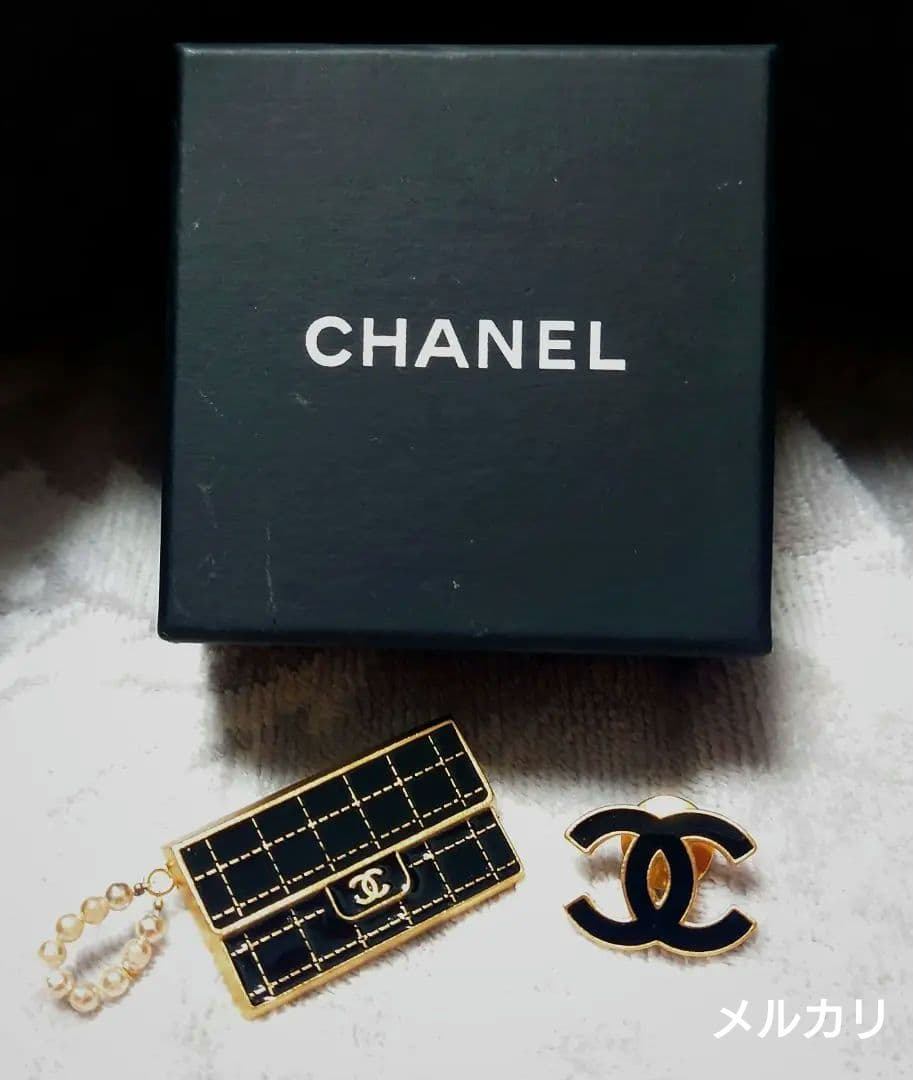 CHANEL　シャネル　ピンブローチ☆２点セット