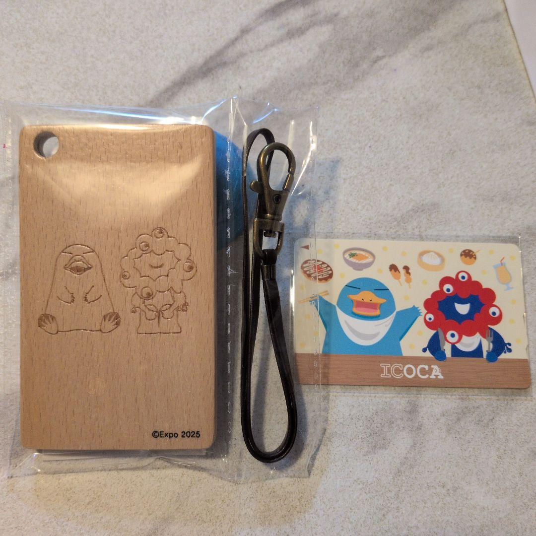 A*M様 万博限定　ICOCA　ミャクミャク　 木製キーホルダー 　EXPO20