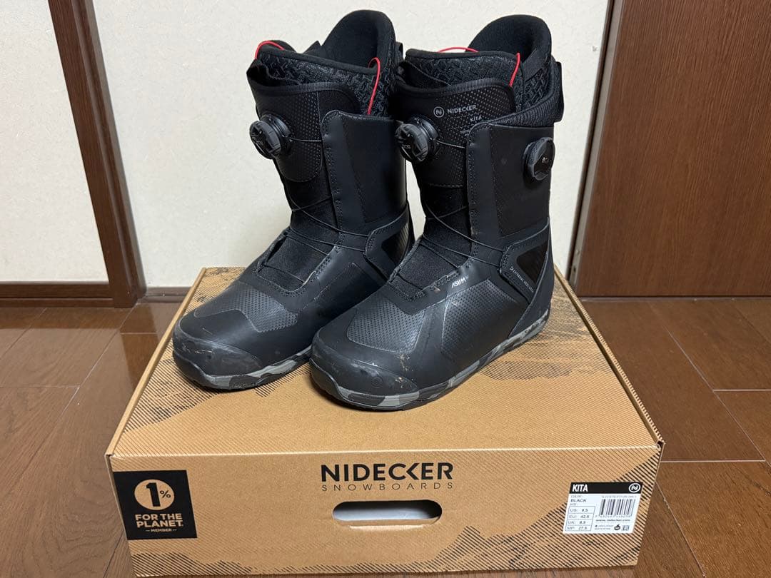 24-25モデルNidecker Kita 27.5cm使用回数10回程度美品