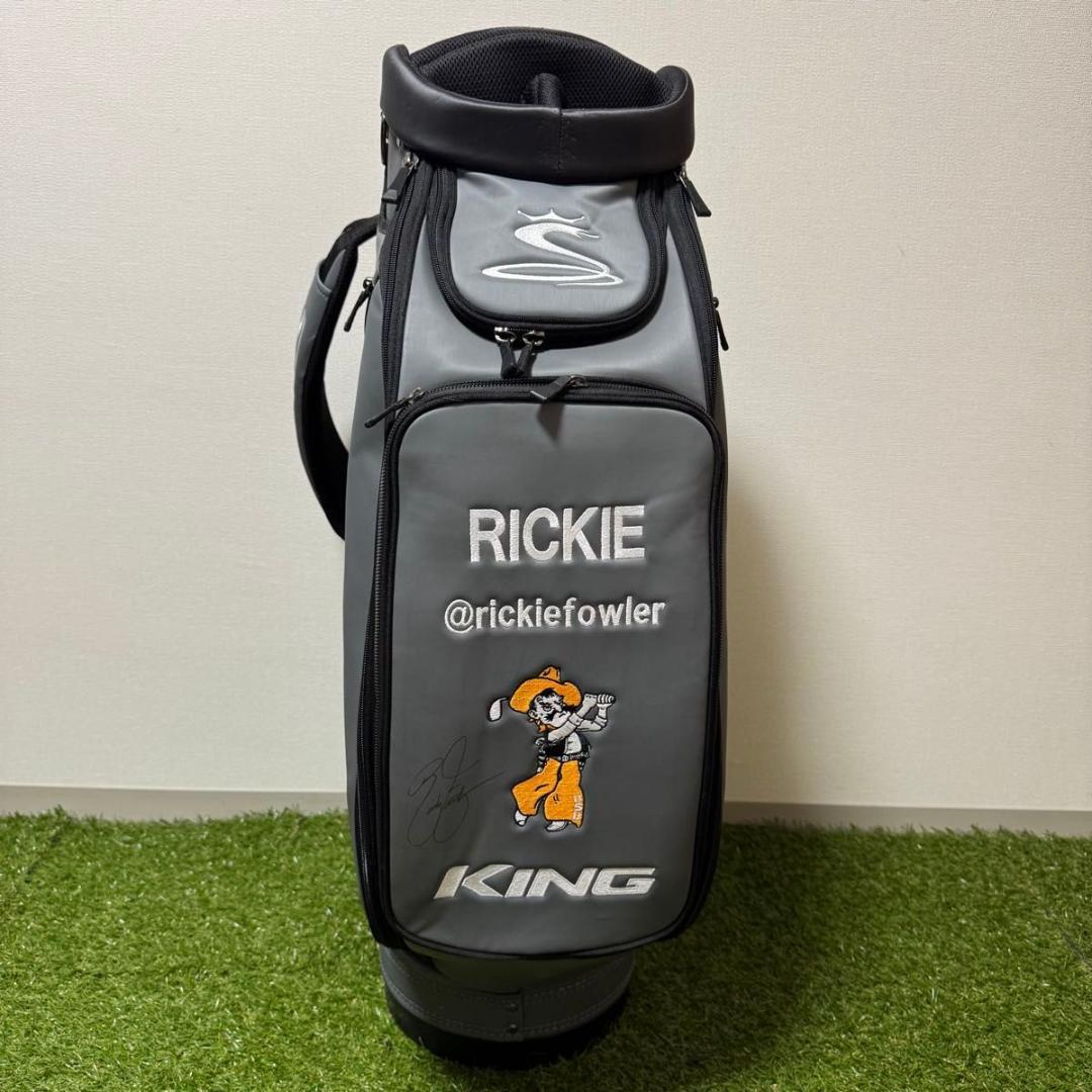 希少 COBRA コブラ キャディバッグ リッキーファウラー サイン