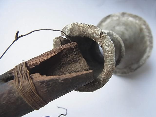 ★W2702★ネパール 古い 笛 シャーナイ リード楽器 瞑想 仏具