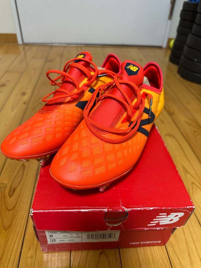 New Balance Furon V4 SG 26cm オレンジ/イエロー