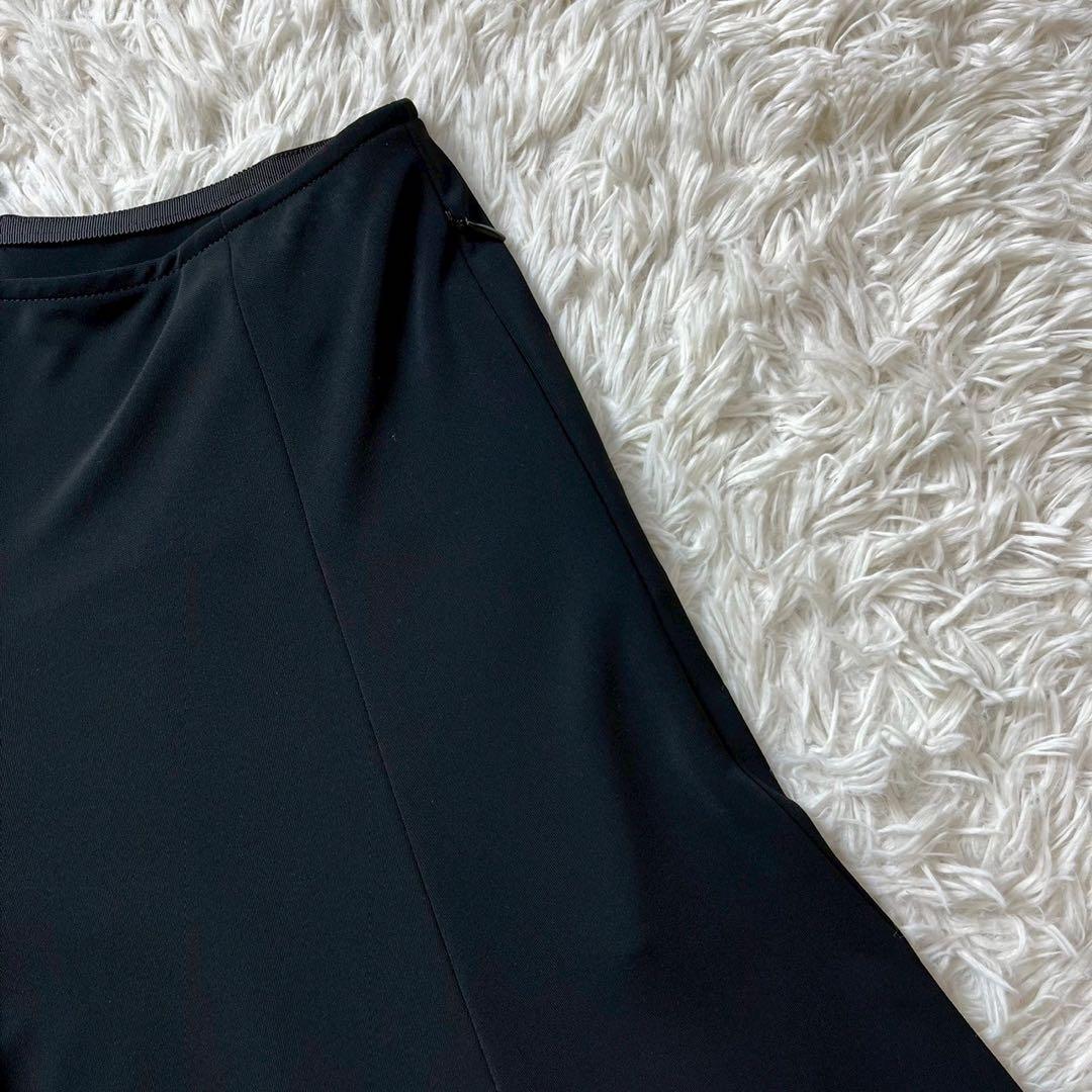 未使用級　フォクシーニューヨーク　クロップドワイドパンツ　ストレッチ　42