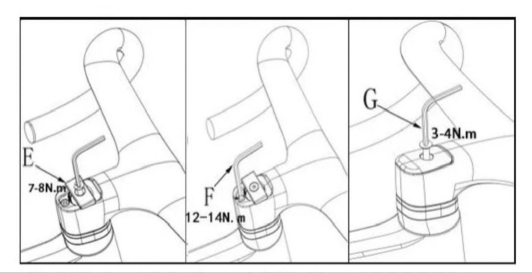 HUDUDロードバイクカーボン一体型ハンドル　ACR対応　+2cmスタック