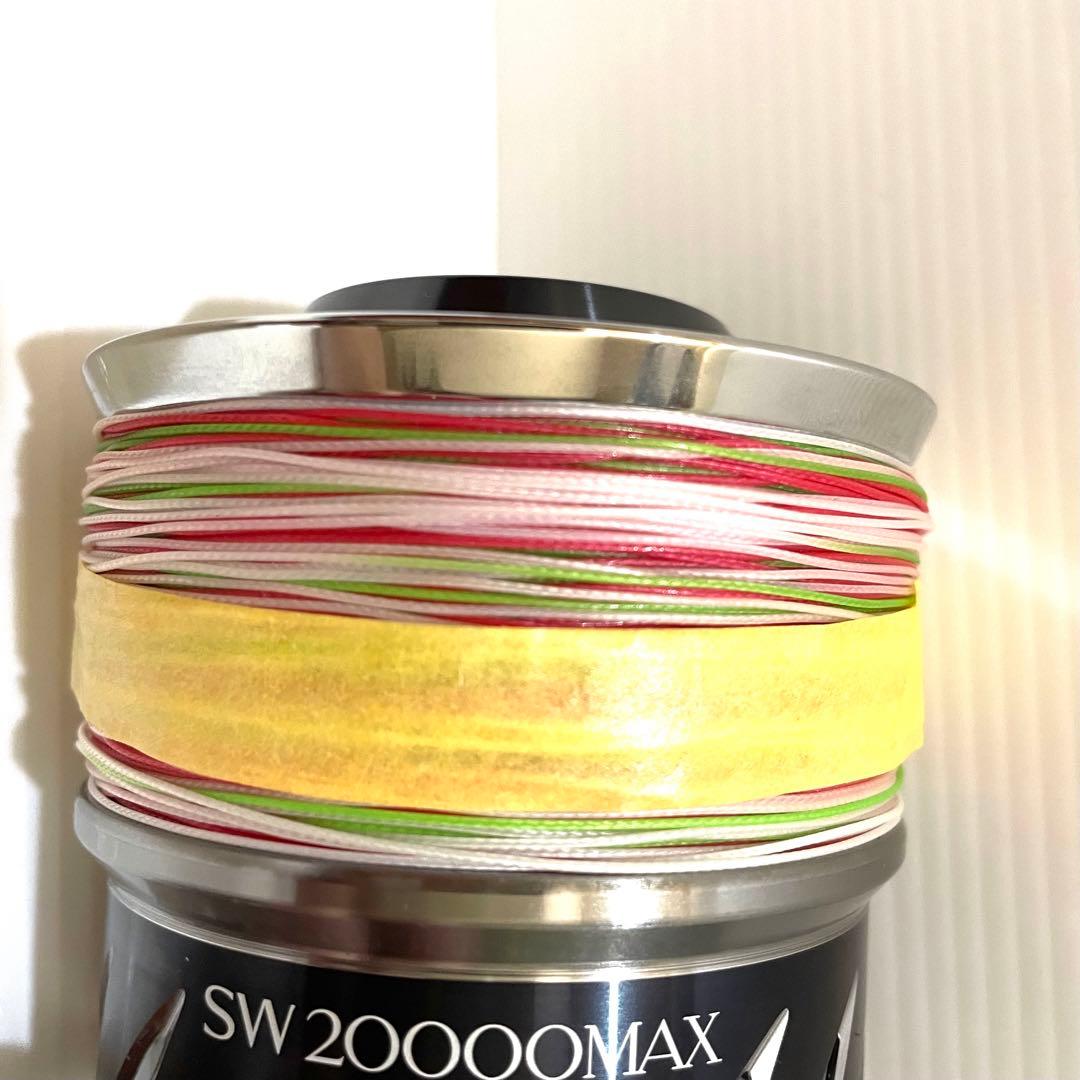 シマノ ステラSW 夢屋20000MAXスプール オッズポート12号 300m