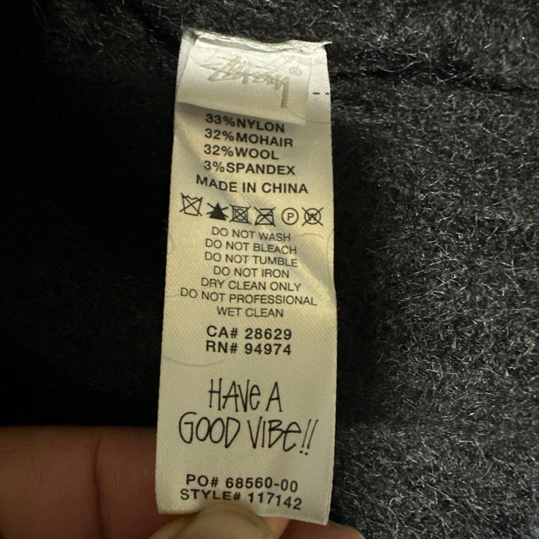 Stussy ステューシー　モヘヤ　テニスセーター　M