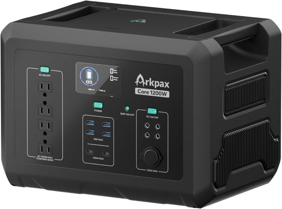 Arkpax ポータブル電源 1024Wh 1200W