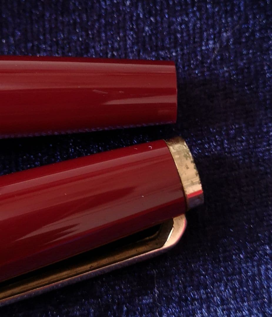 MONTBLANC 万年筆 GERMANY 320 ペン先 14金 ボルドー