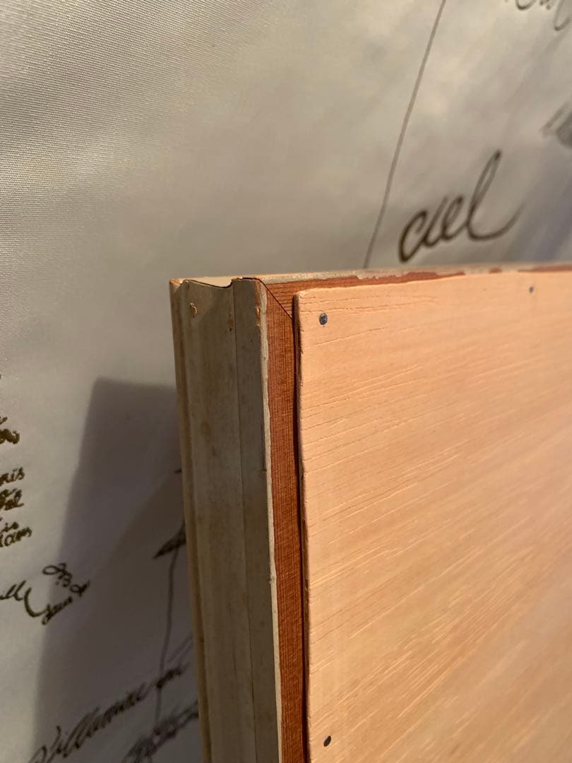 フランス製　アンティーク　1890年の装飾図案集色刷石版額装！花柄ロマンチック！