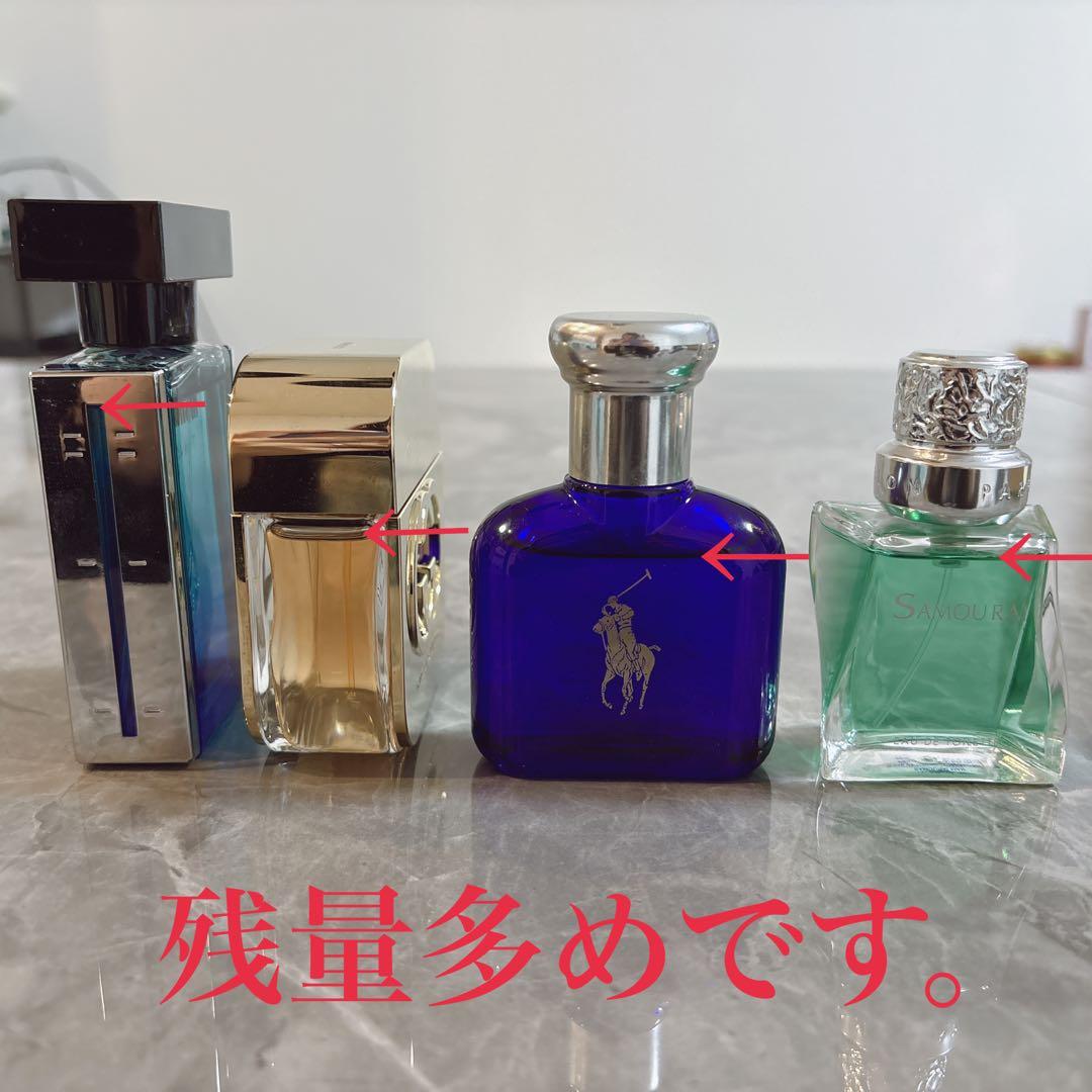 メンズ香水 まとめ売り 4点セットGUCCI サムライ　ポロ ライジングウェーブ