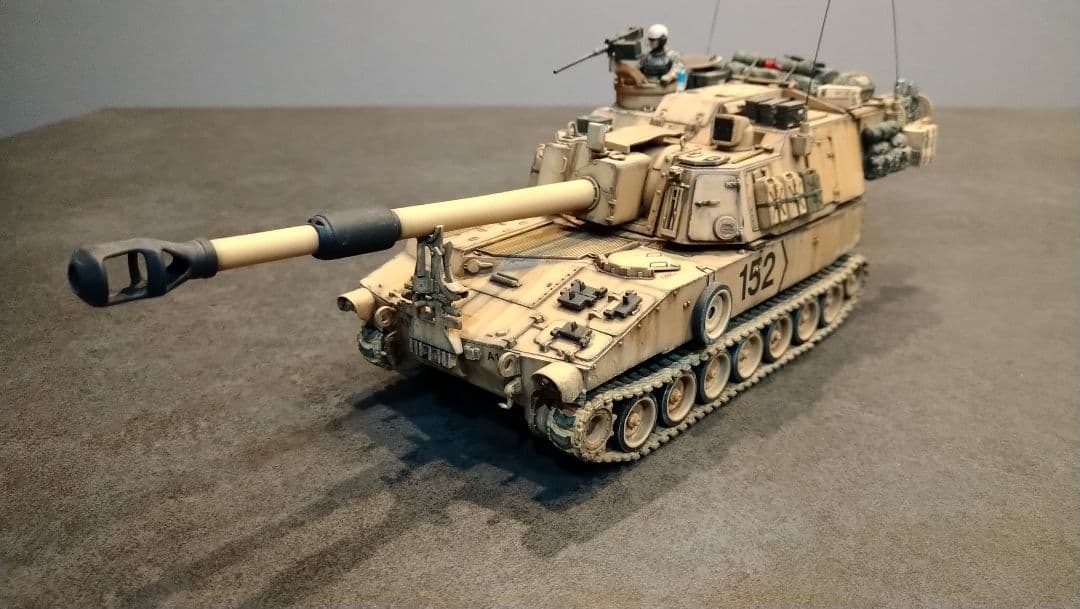 米陸軍M109A6　パラディン自走砲　イラク戦争