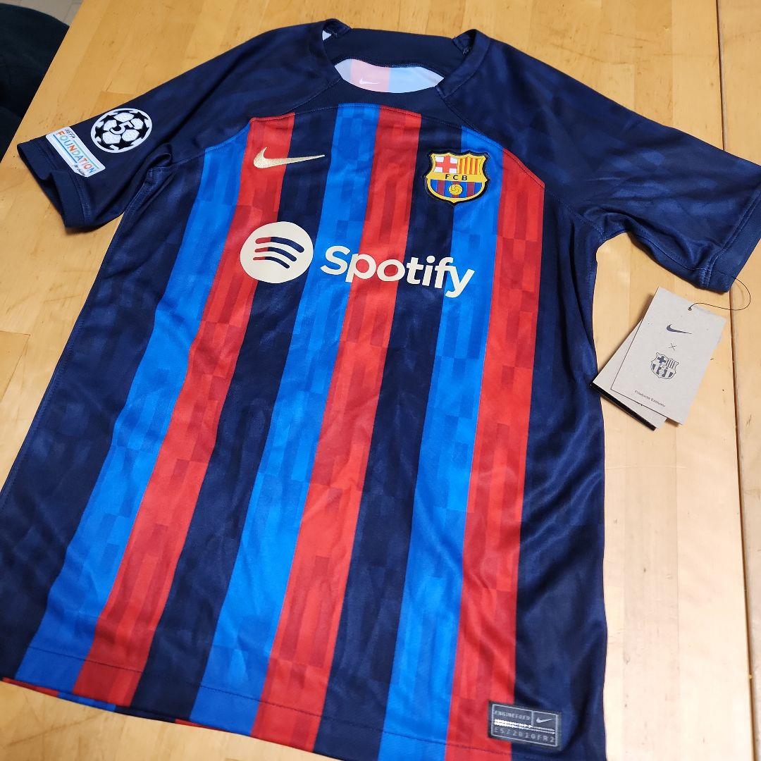 新品タグ付　FCバルセロナ ユニフォーム キッズL レヴァンドフスキ #9