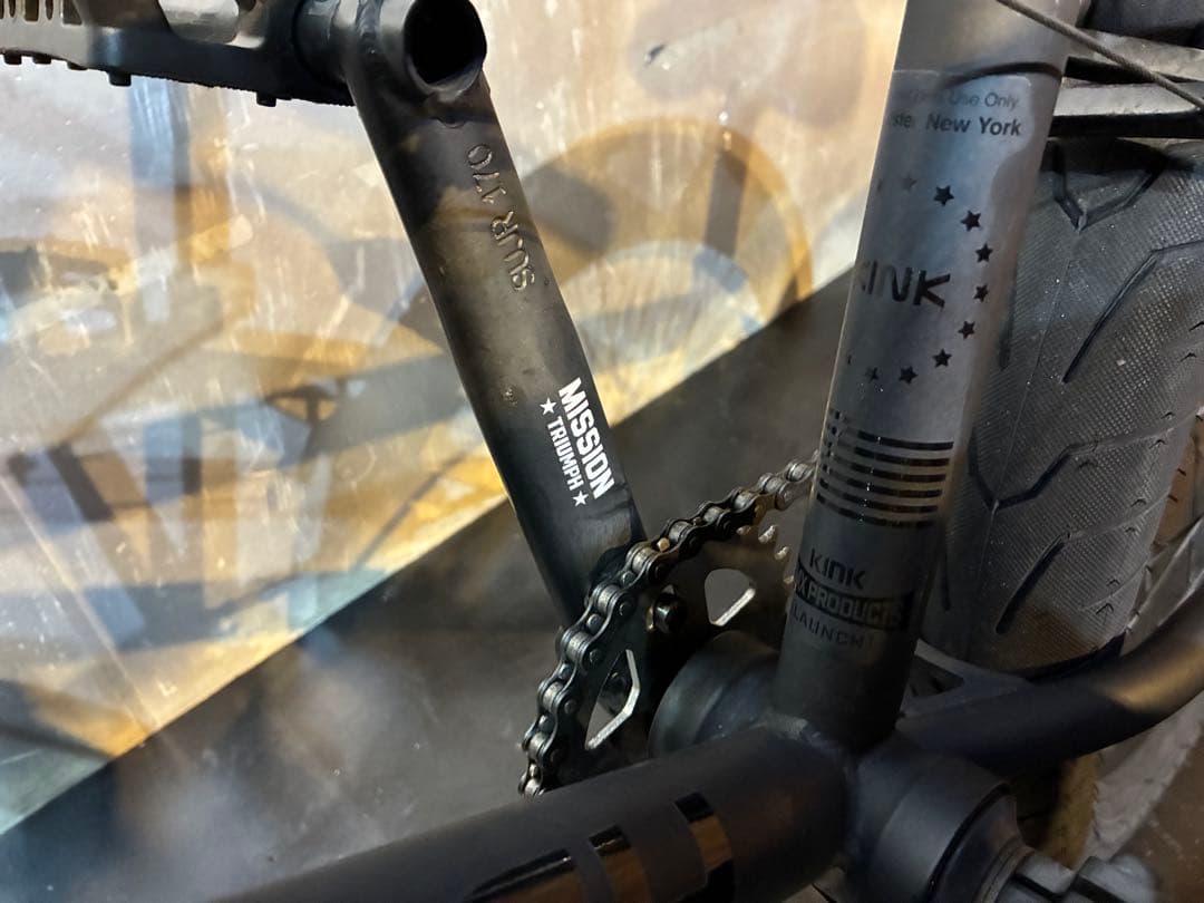 G13 中古BMX KINK BMX LAUNCH マットブラック 20インチ