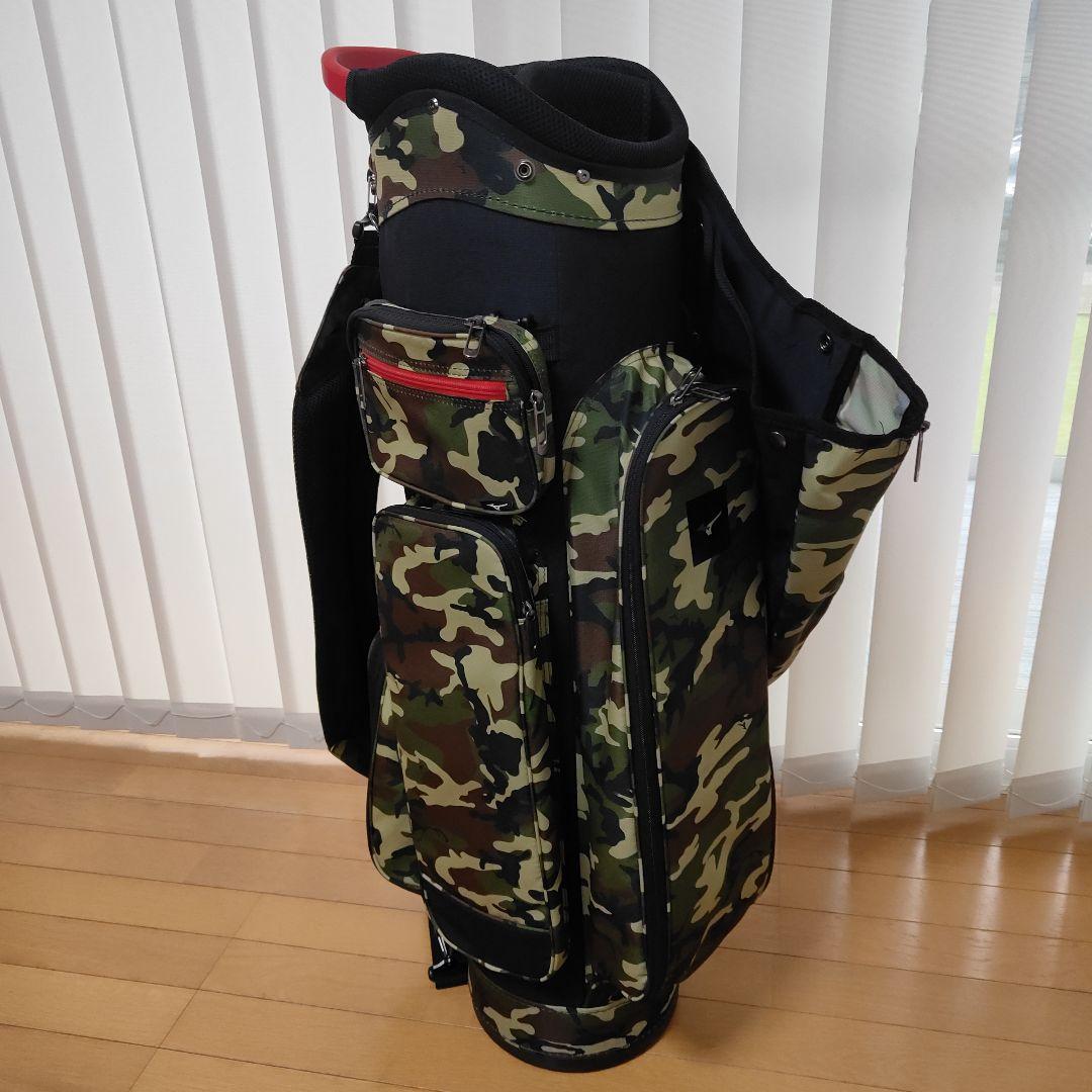 迷彩キャディバッグ ミズノ 超軽量 カートバッグ オマケたくさん